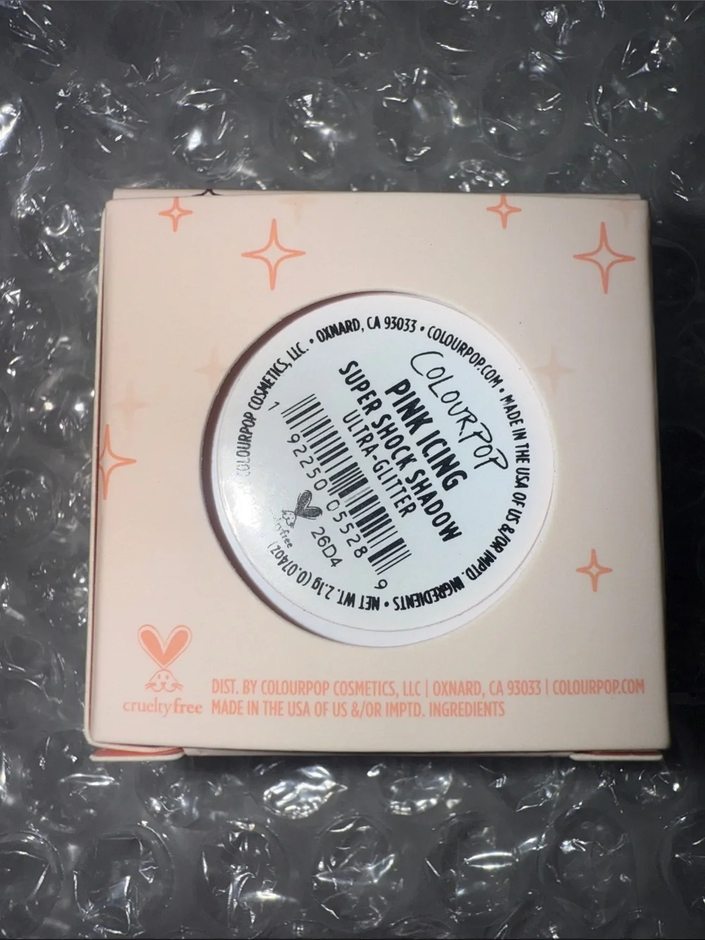 ColourPop Super Shock Shadow — Pink Icing